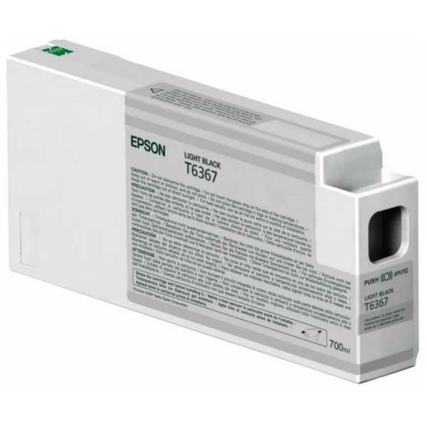 Original Epson T6367 Tintenpatrone schwarz