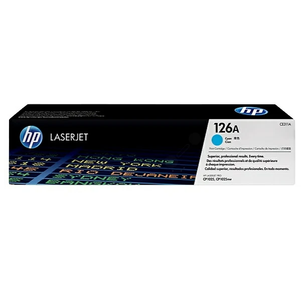 Original HP 126A / CE311A Toner cyan · 1.000 Seiten