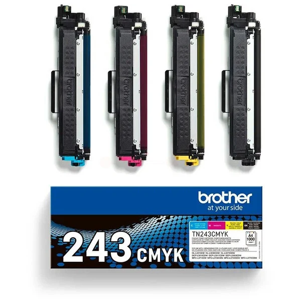 Original Brother TN-243 Toner 4er-Set Bk,C,M,Y