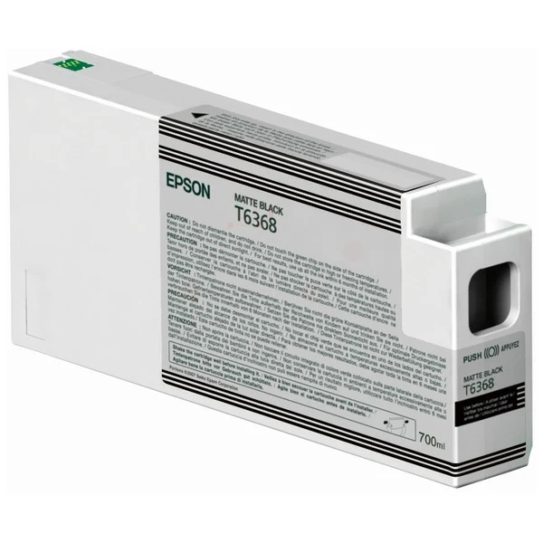 Original Epson T6368 Tintenpatrone mattschwarz