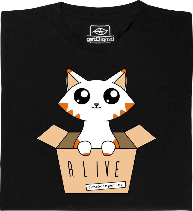 Schrödingers Katze Glow in the Dark T-Shirt