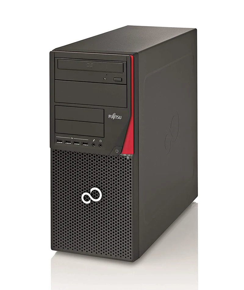 Fujitsu Esprimo P956 0-Watt Intel Quad Core i5 512GB SSD 16GB Windows 10 Pro DVD Brenner